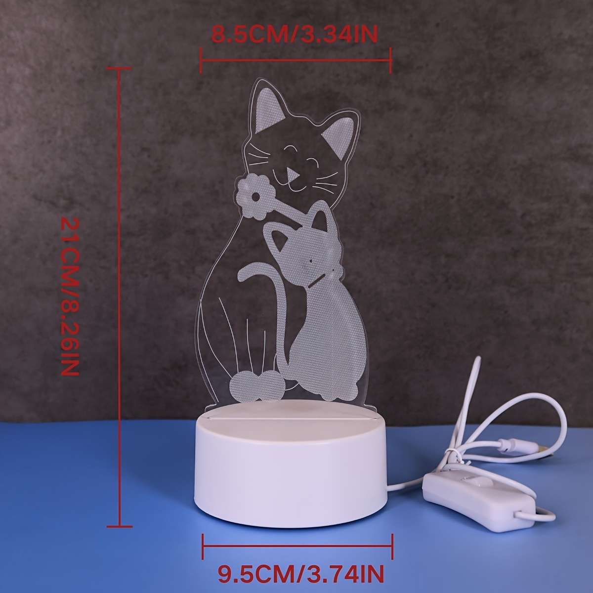 Desk Lamp Items 3D Night Light