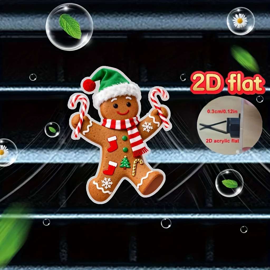 Car Interior Decor Style Christmas Gingerbread Man