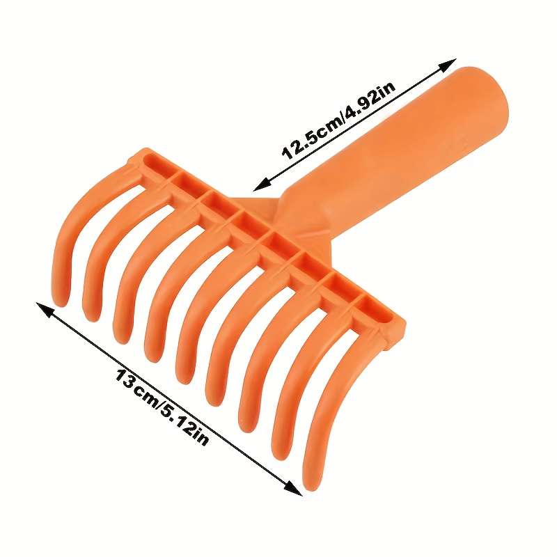 Garden Supplies Color 13Cm Rake Orange 2Pcs