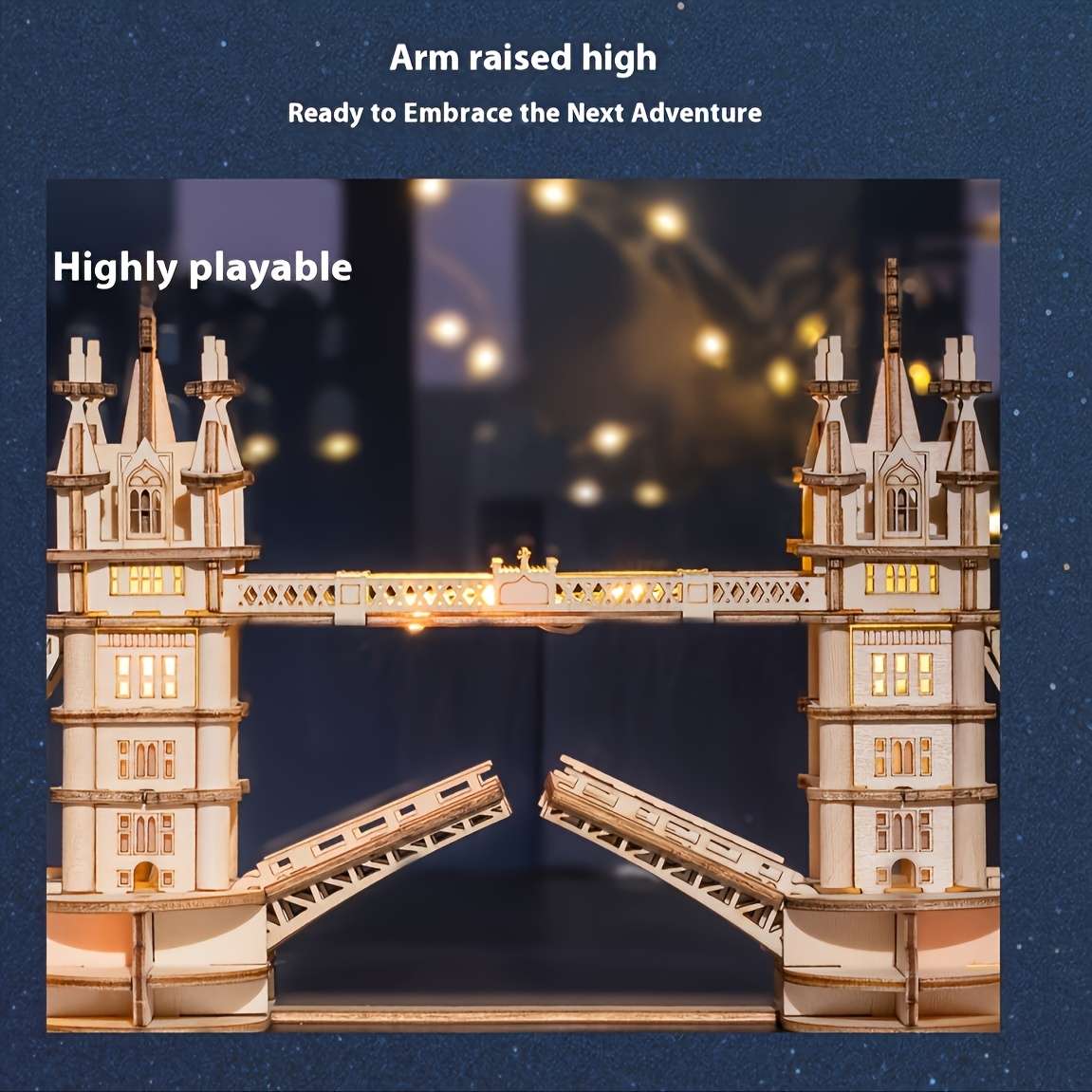 Building Toy Architectural Model Toy Set Model London Bridge Model Building Blocks Puzzle
