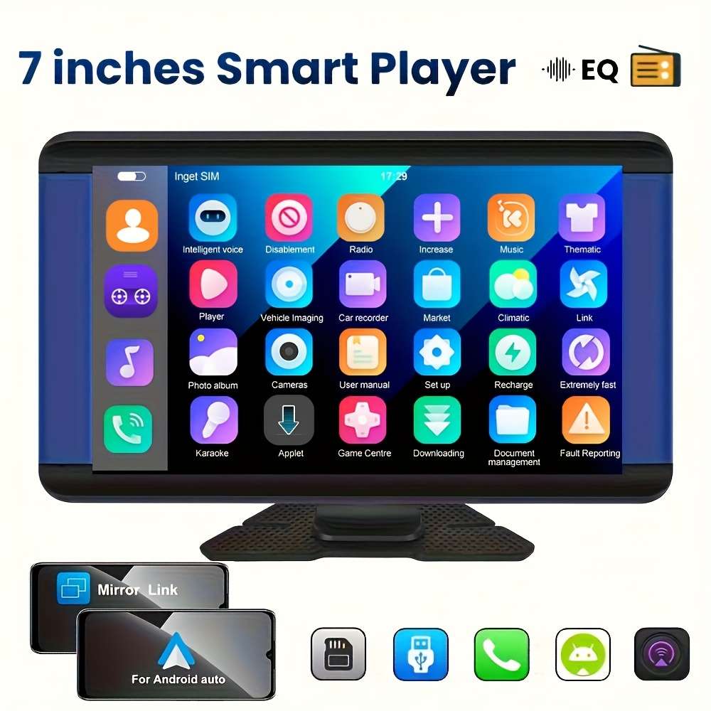 Car Audio  Entertainment System Size 7Inch