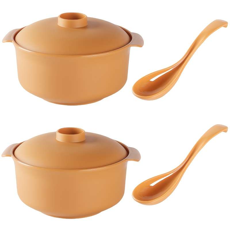Bowl Items Light Blue 4Piece Set 2Pcs Bowl  2Pcs Spoon