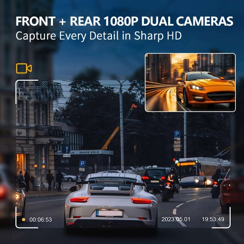 Dashcam Model Dual Lens 32Gb
