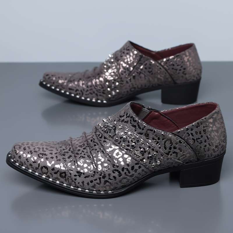 Mens Leather Shoes Color Khaki Sizeuk 10.5