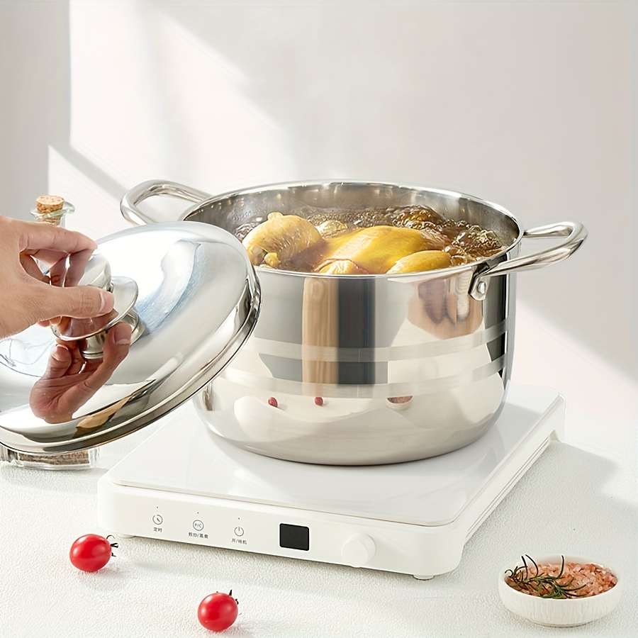 8Pcs Classic Stainless Steel Cookware Set