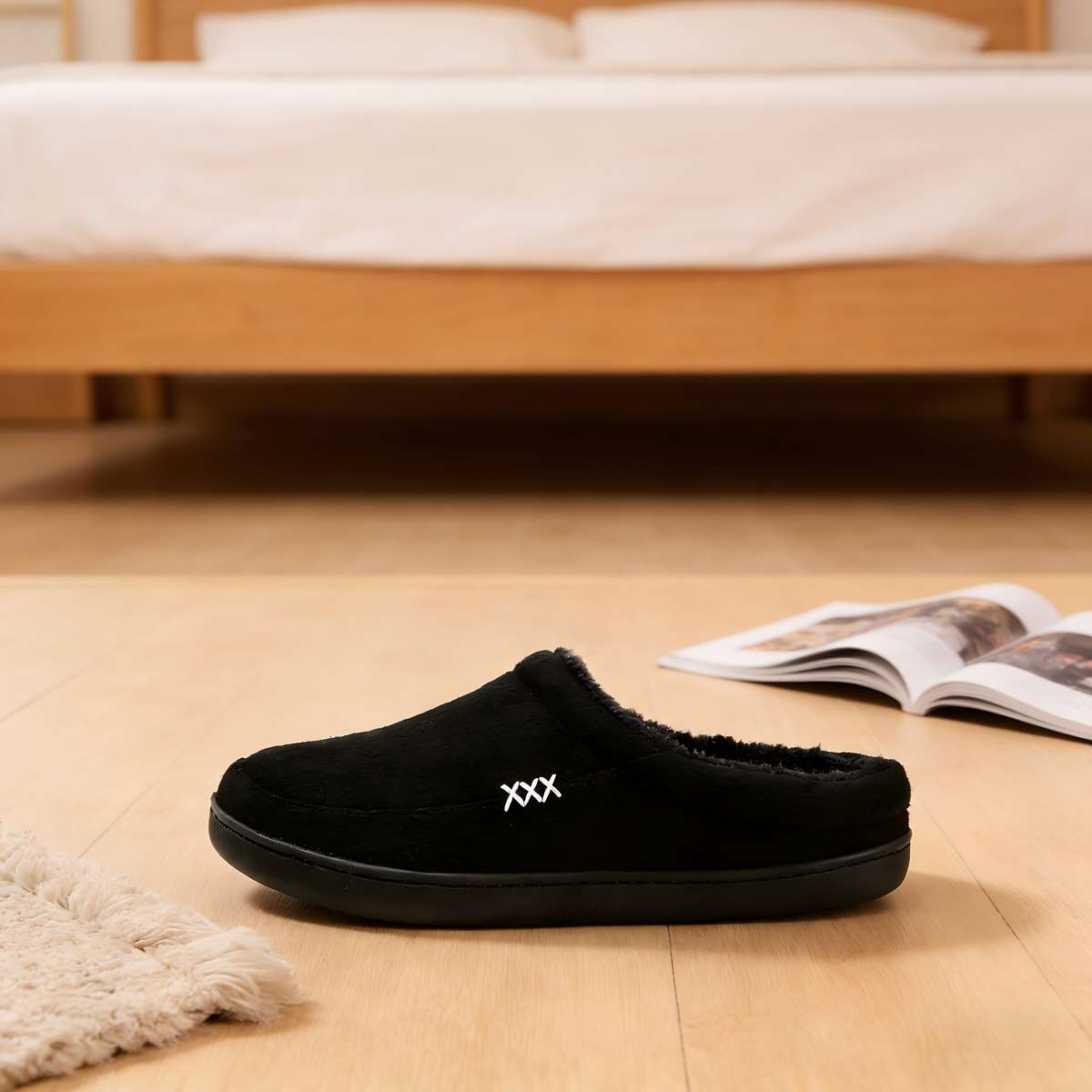Cotton Slippers Color Grey Sizeuk 6.5-7