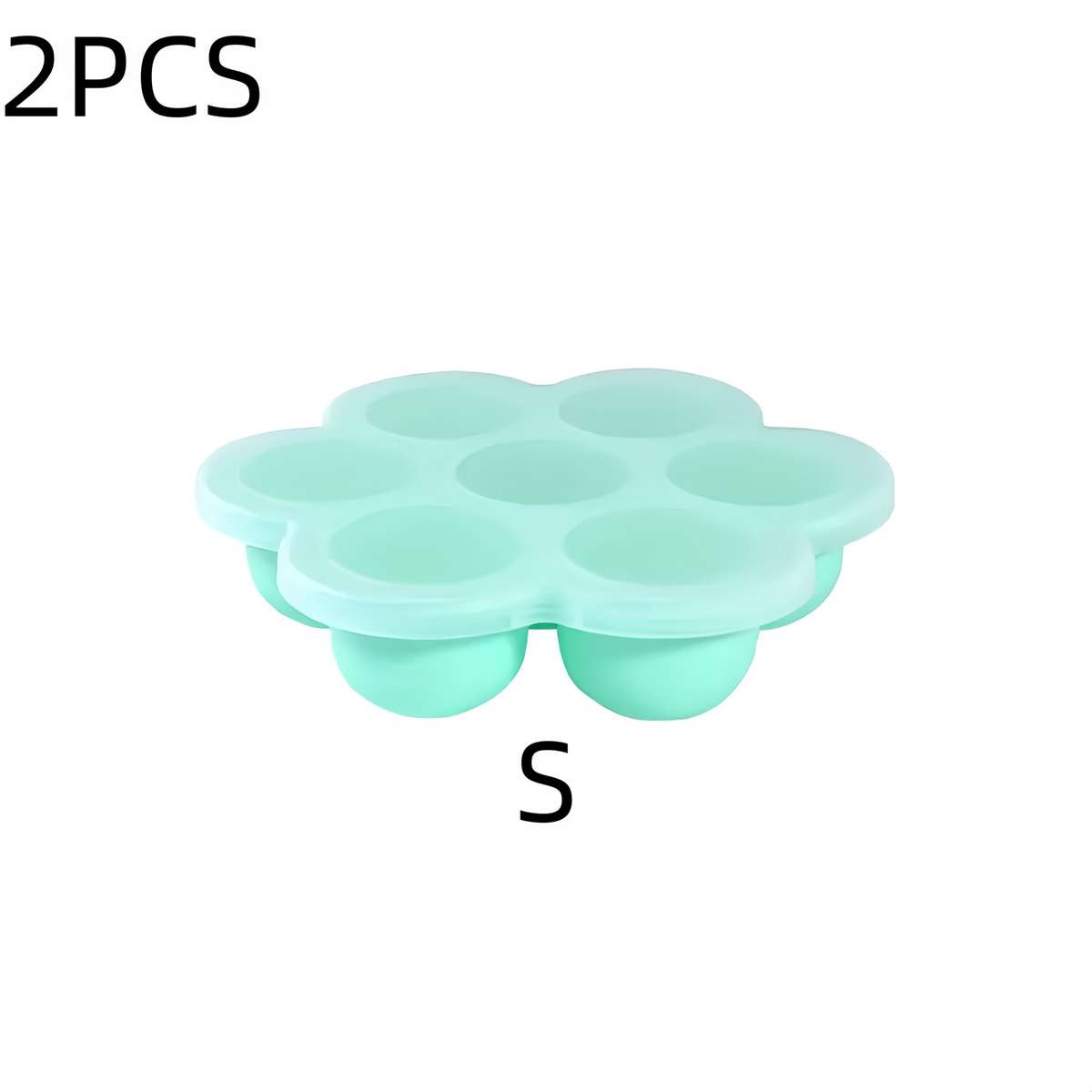 Ice Molds Color 2Pcs Mint Green Storages