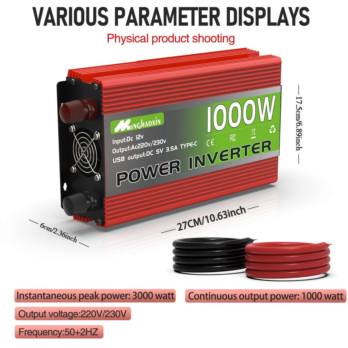 Inverter Model 2000W6000W Peak Eu