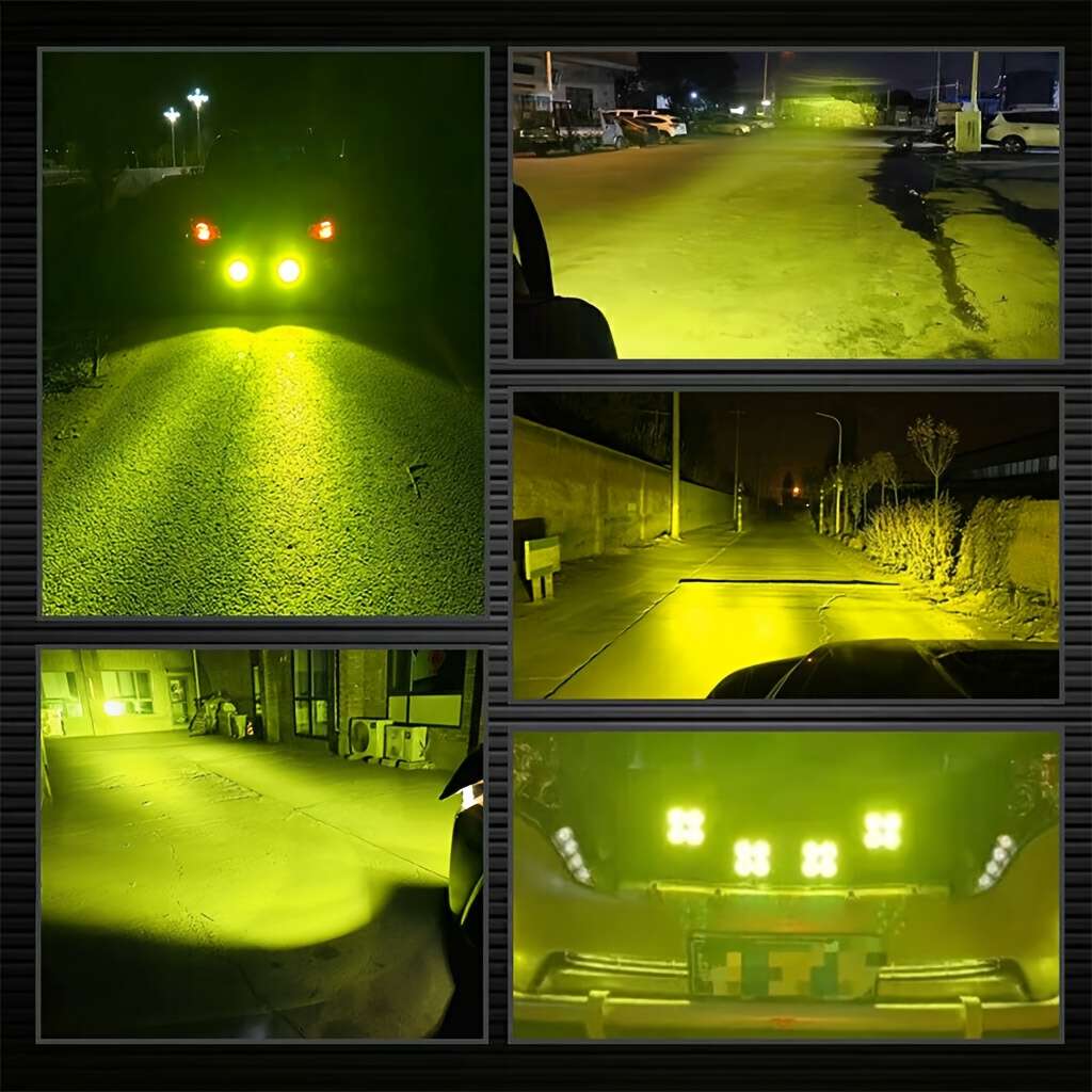 Car Lights Items 2Pcswhite Light