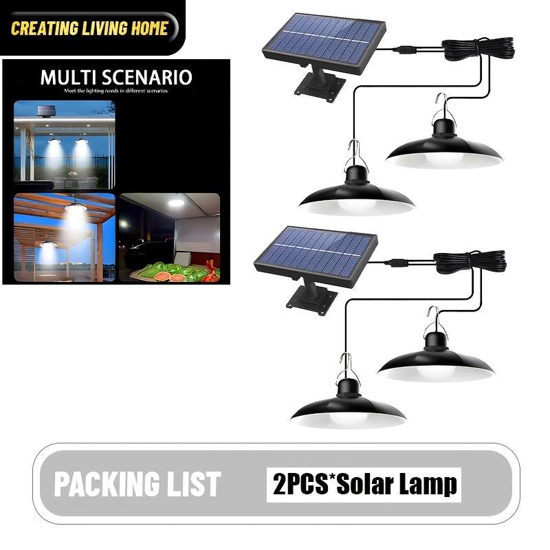 Solar Emergency Lights Items Solar Light 2Pcs