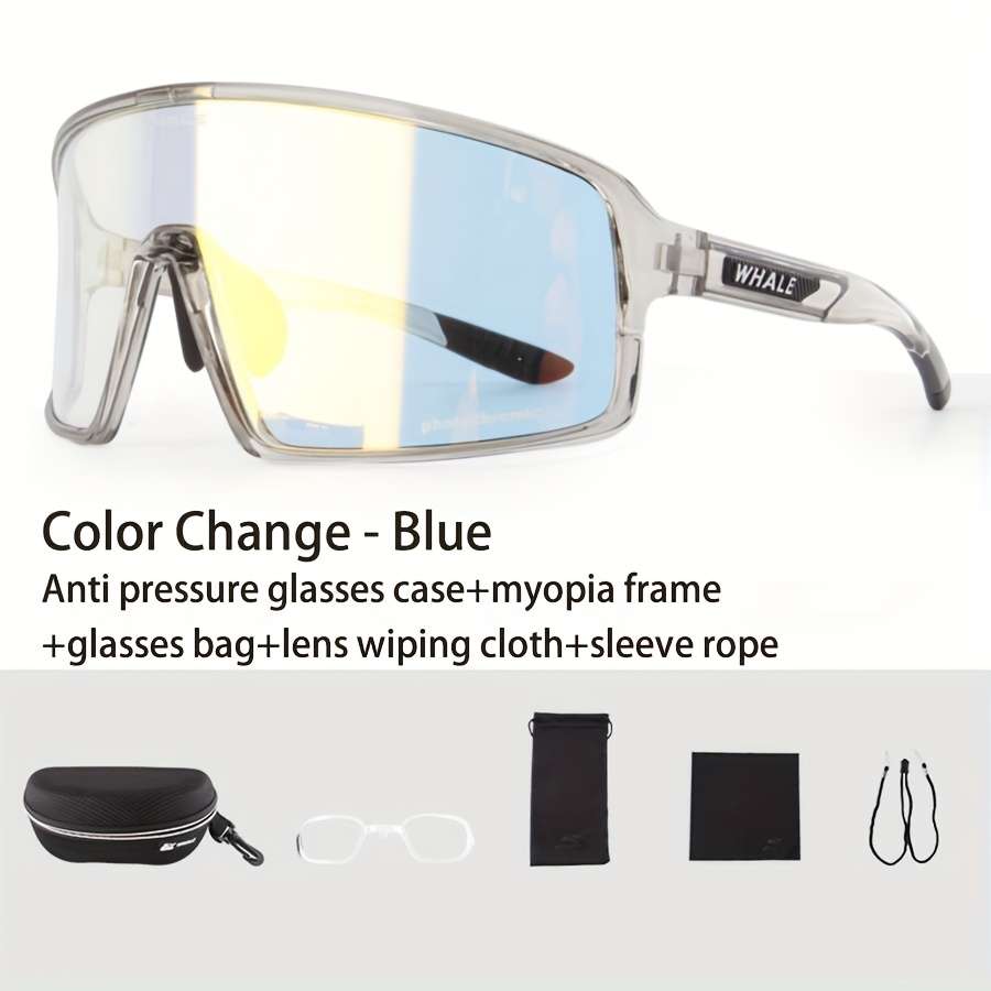 Cycling Glasses Color Color Changing Model Golden