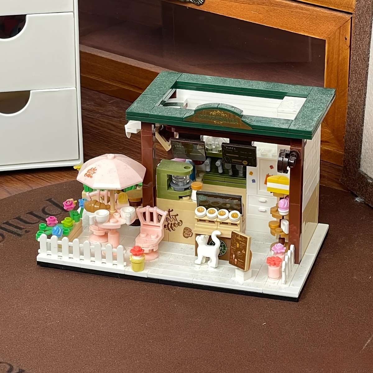 Building Toy Architectural Model Toy Set Model Coffee House