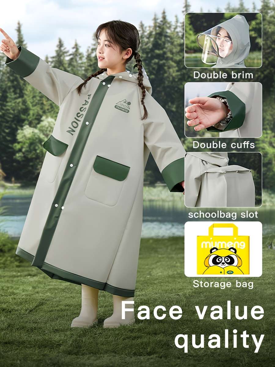 Raincoat Sky Blue Size 78Y