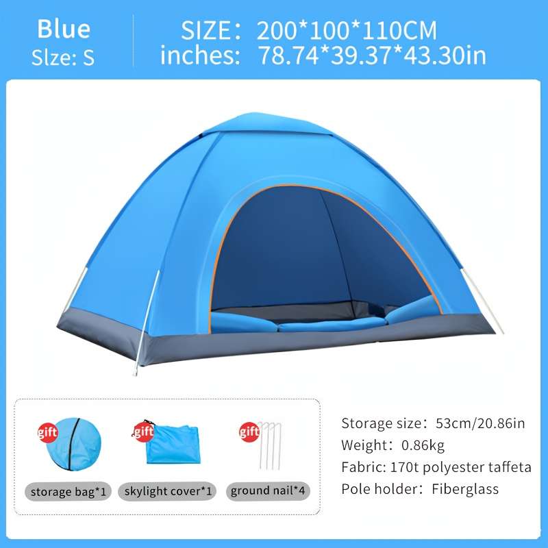 Camping Tent People Pops Up Quickly Is Easy To Set Up Providing Ventilation