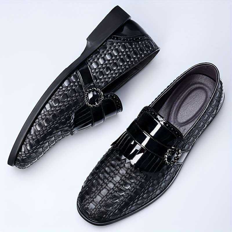 Mens Leather Shoes Color Black Sizeuk 10