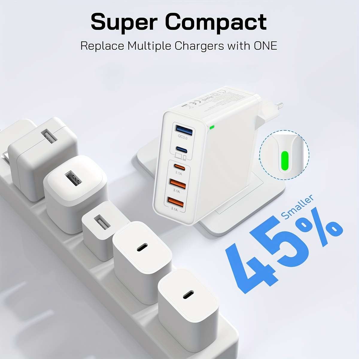 Charger Items 65.5W White