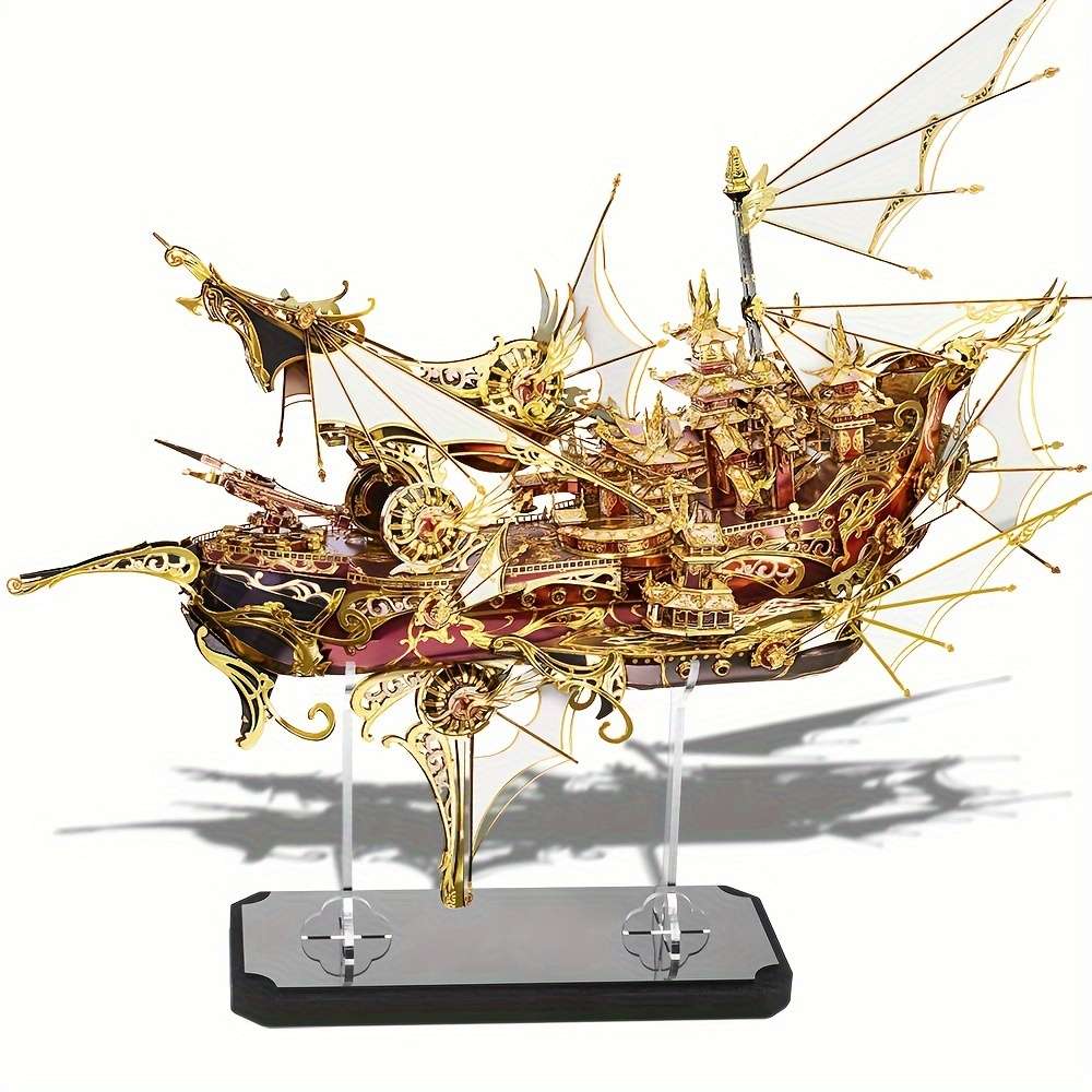 Building Toy Architectural Model Toy Set Style Nine Heavens Boat