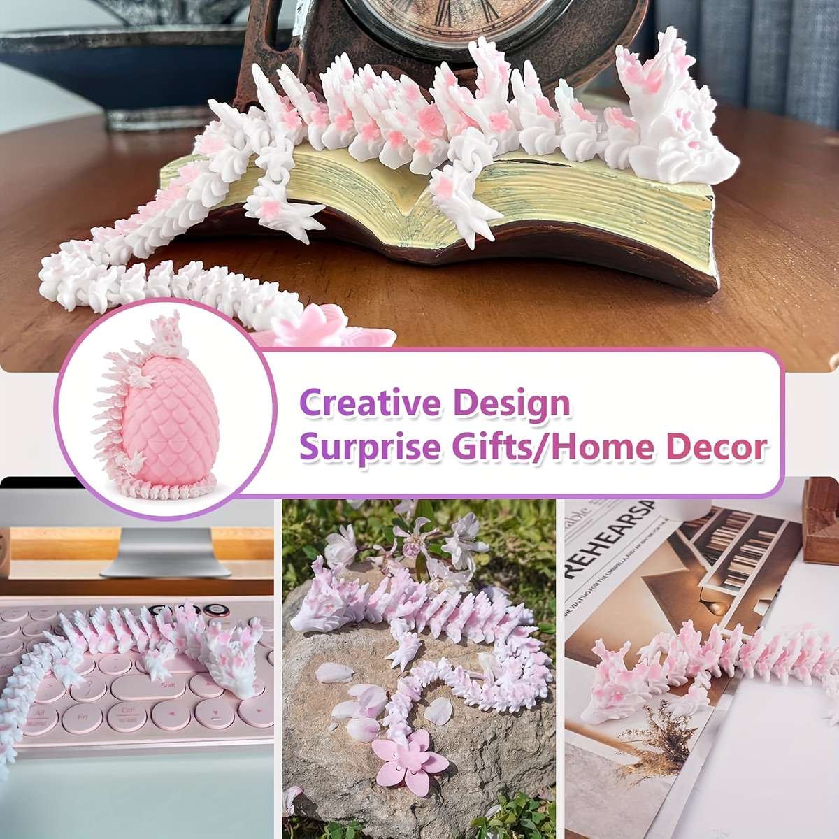 Plush Toyss Items Sakura Dragon and Dragon Egg