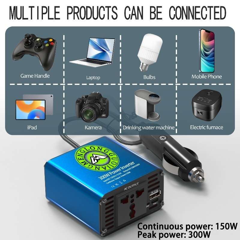 Inverter Color Red Model300W