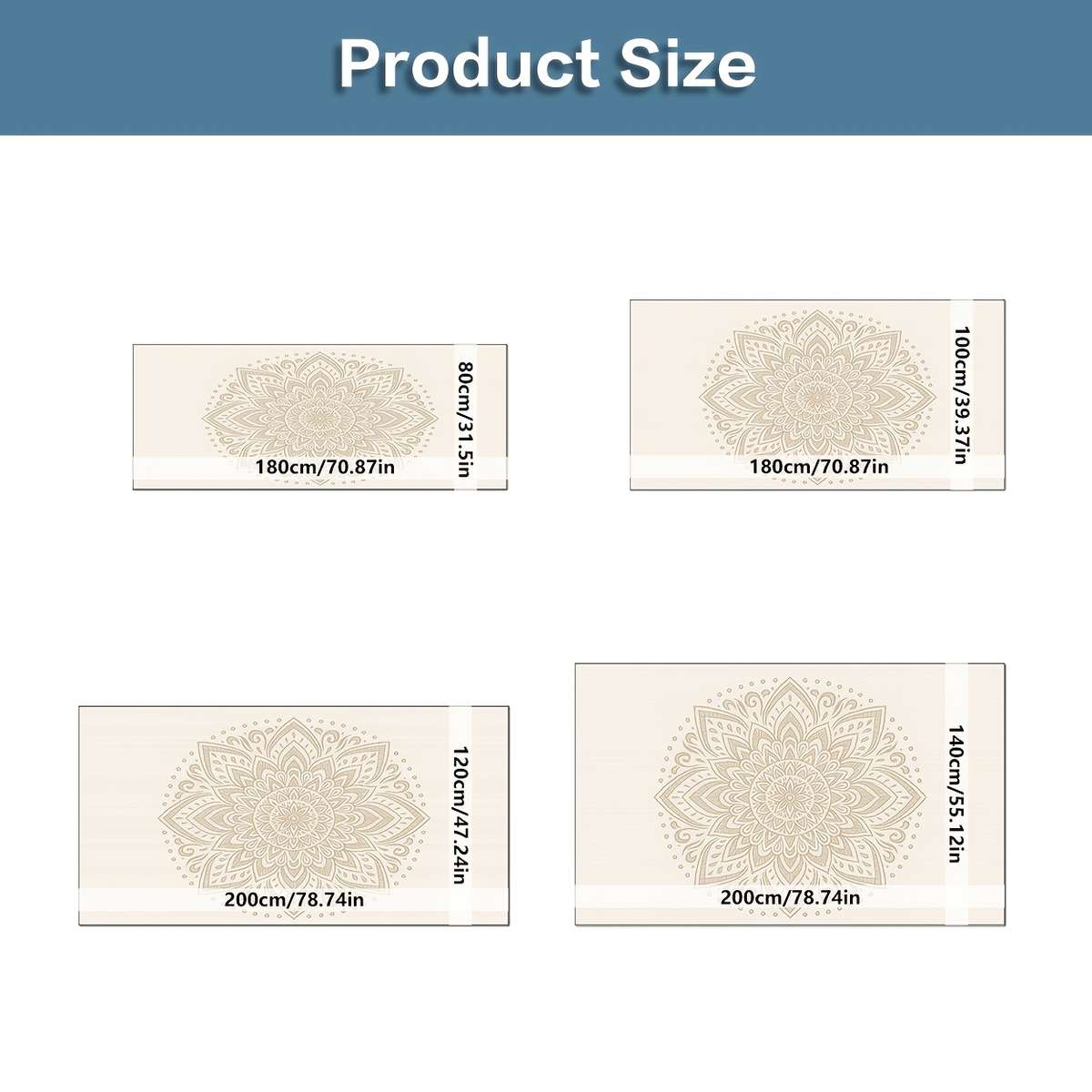 Yoga Mat 140*200Cm 55.12*78.74In