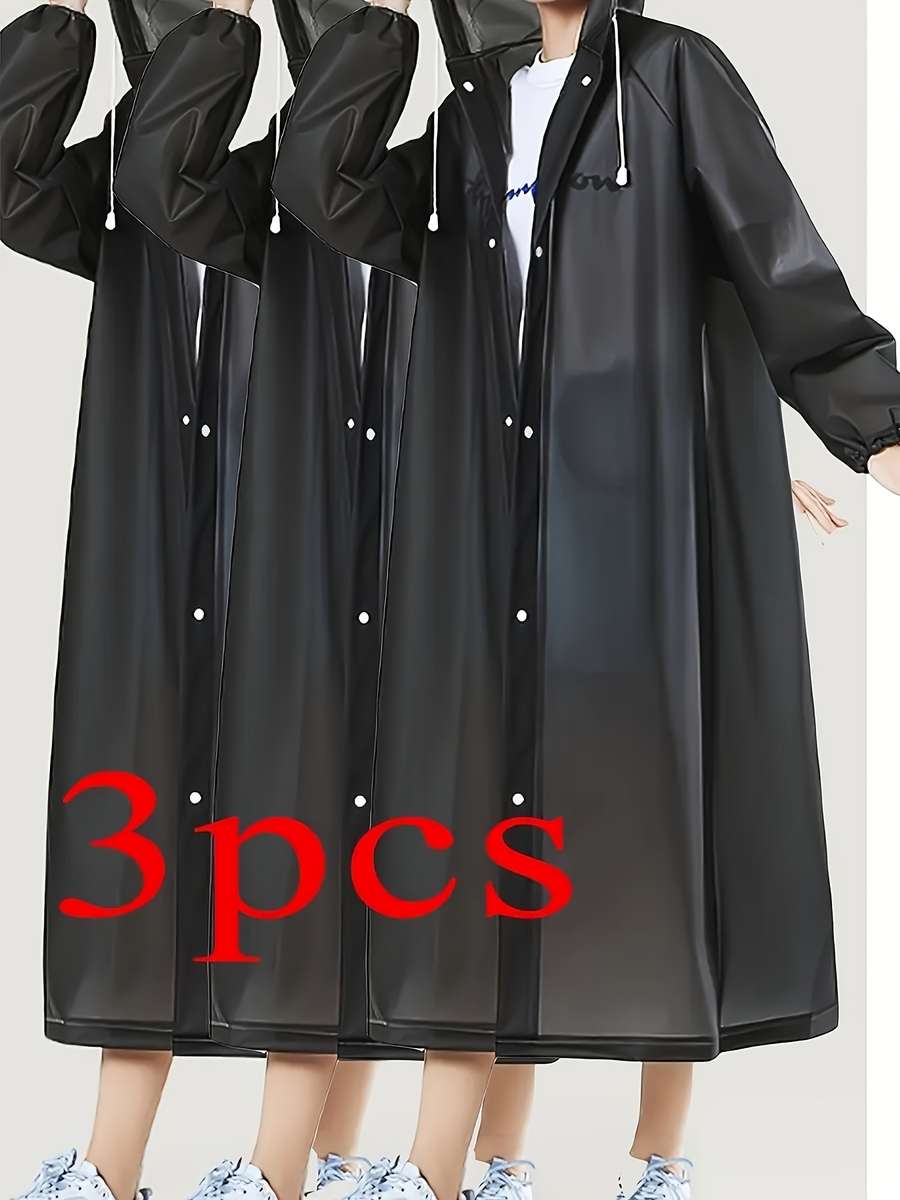 Raincoat Black Size Onesize