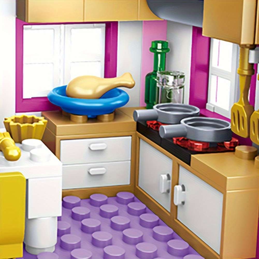 Building Toy Architectural Model Toy Set Quantity 1018Pcs