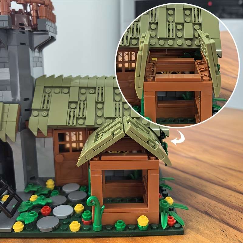 Building Toy Architectural Model Toy Set Style House