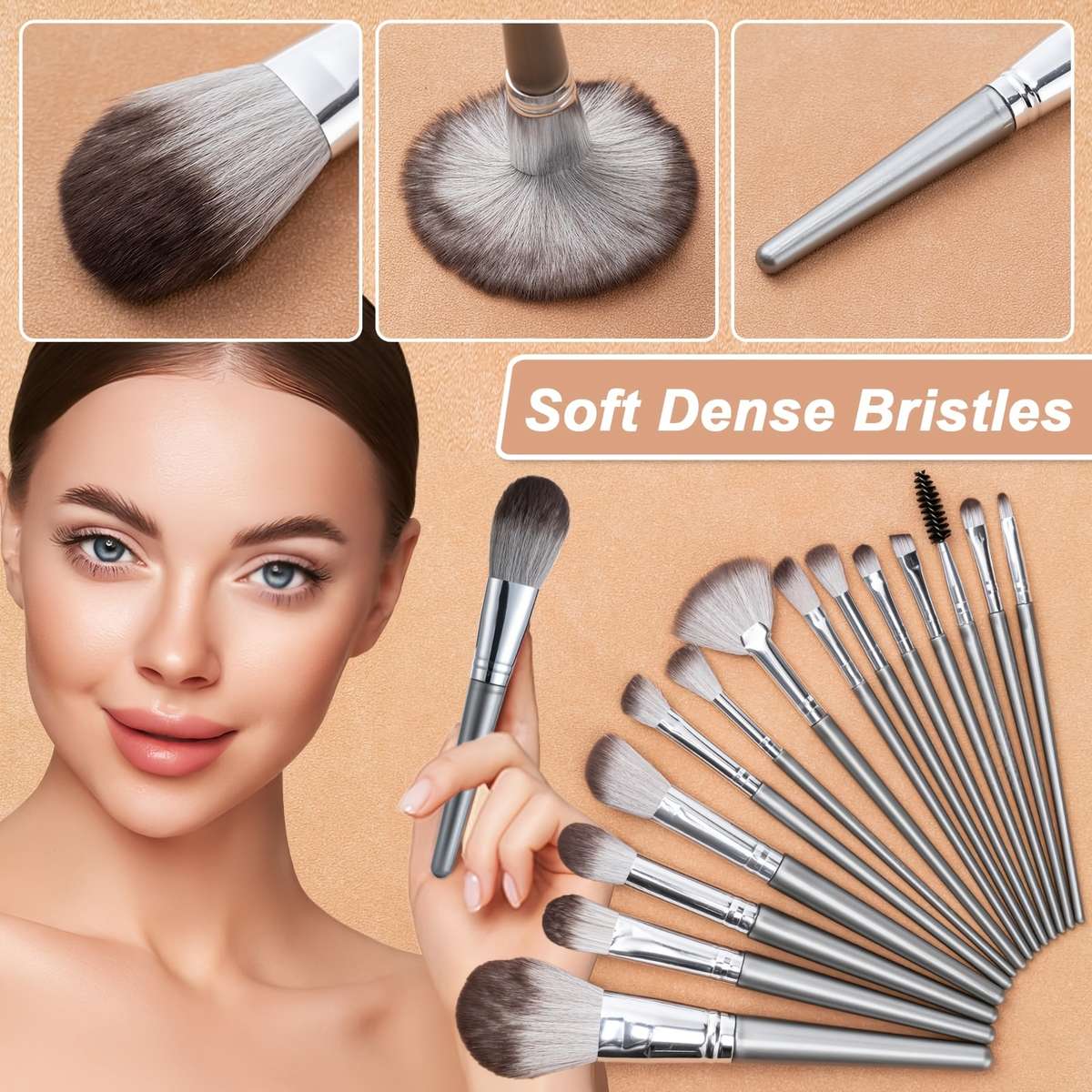 Makeup Brush Set Quantity 18Pcs