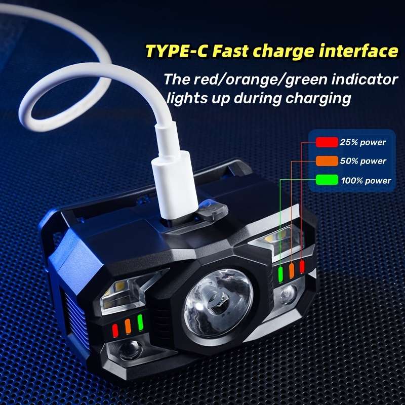 Headlamp Color Black 2Pcs