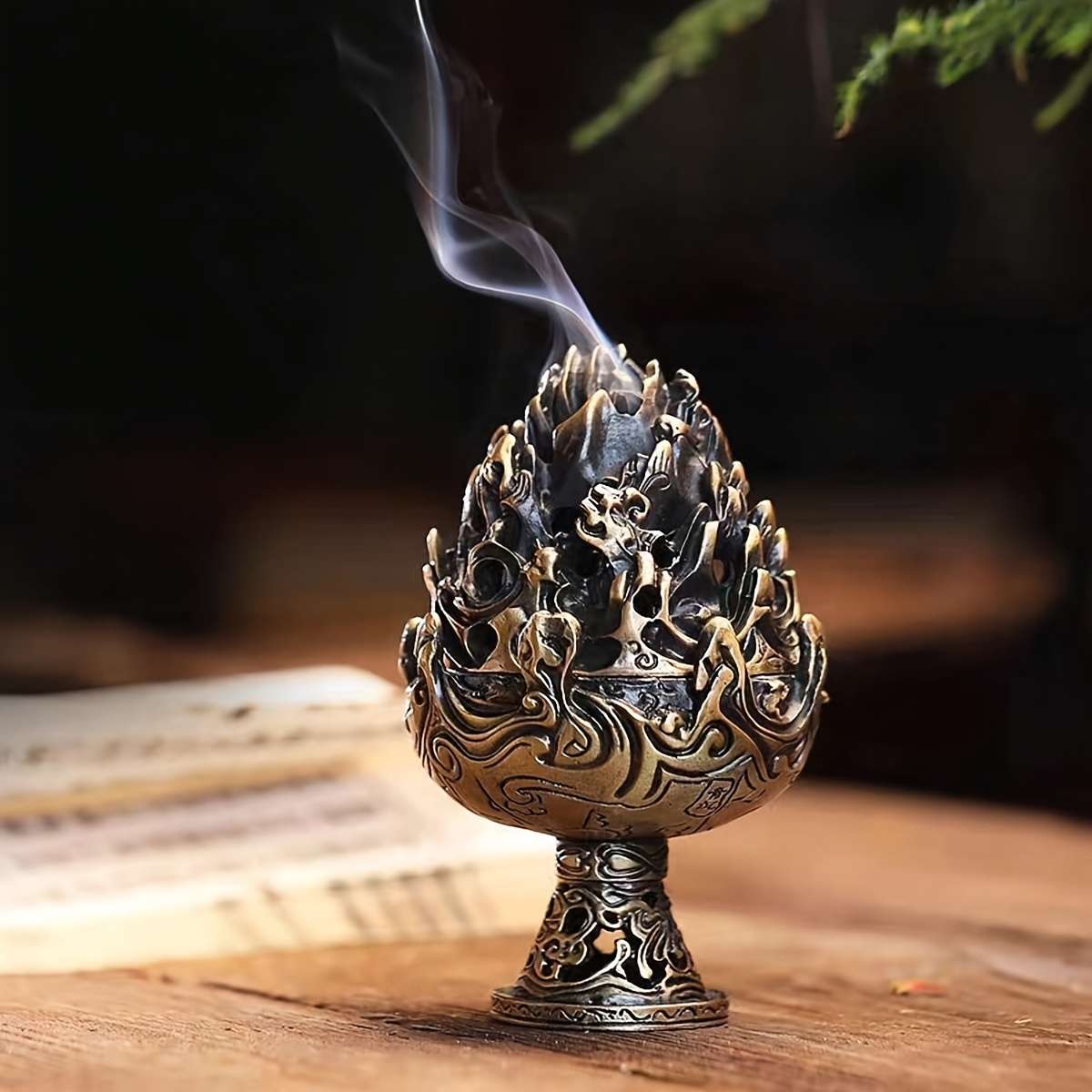 Incense Burner Color  Bronze