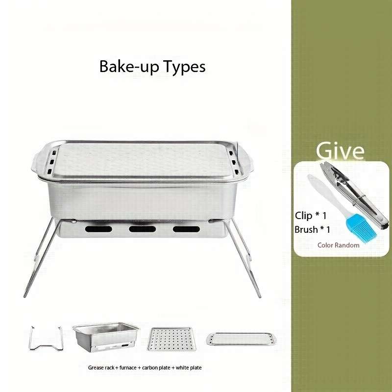 Barbecue Grill Quantity Baking Tray 5Pcs