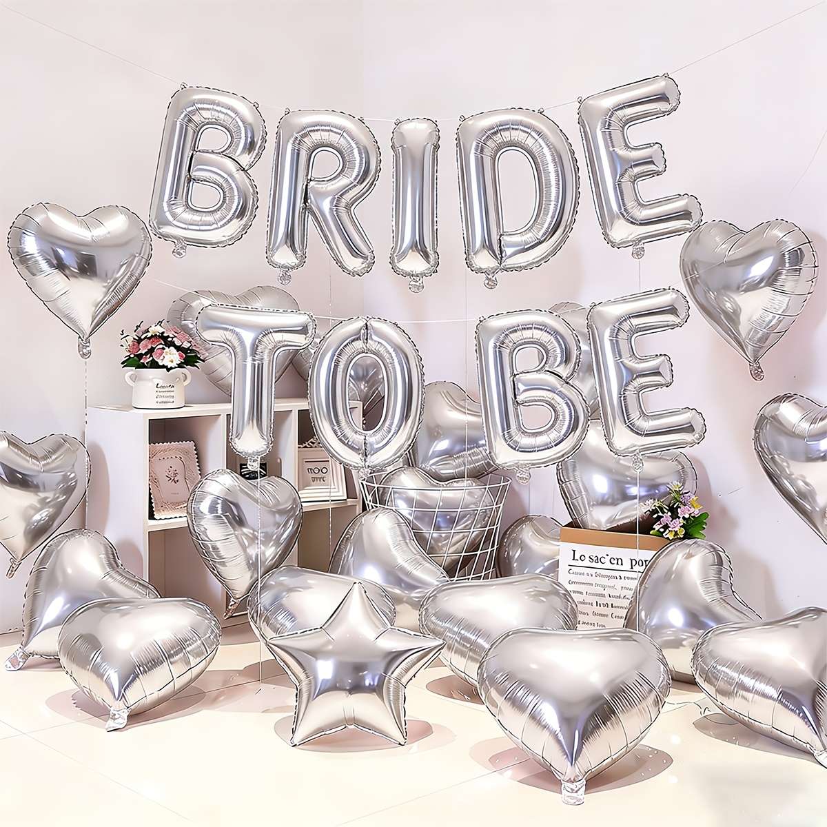 Wedding Supplies Style Silvery Bride To Be Set