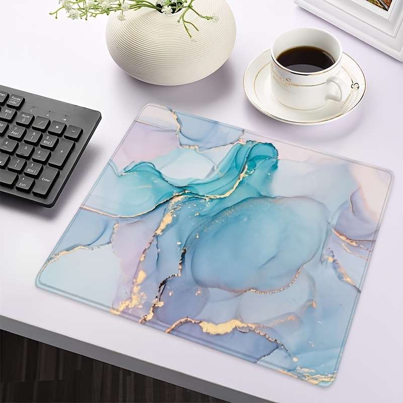 Mouse Pad Color Sunset Marble Pattern