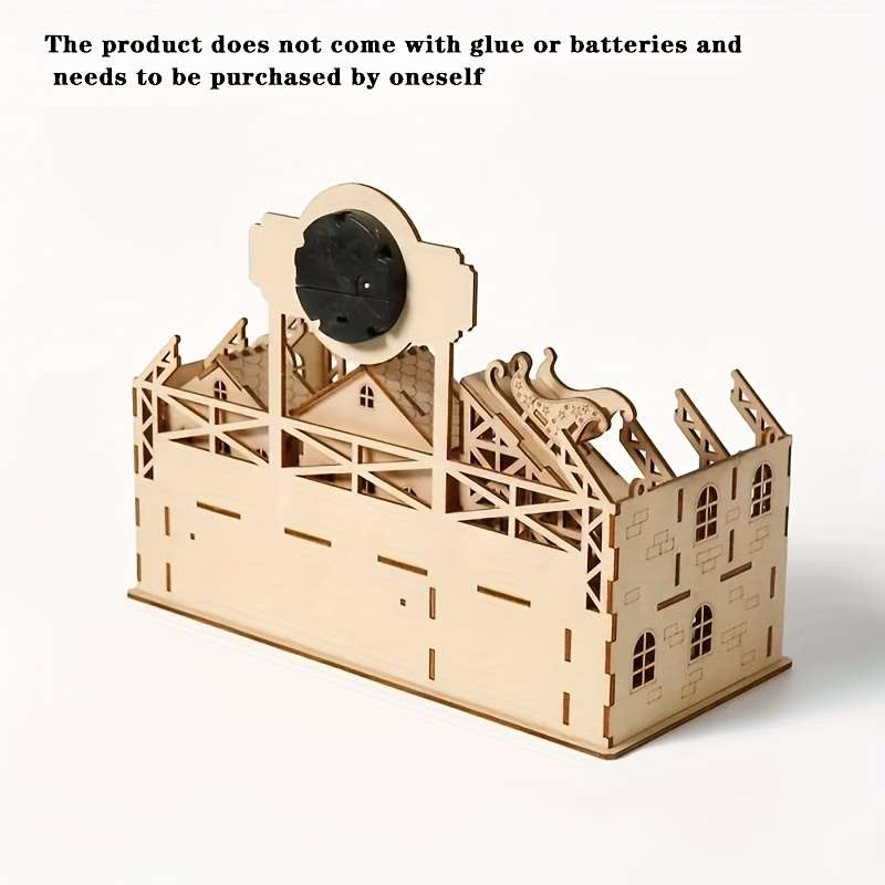 3D Building Model Puzzle Set