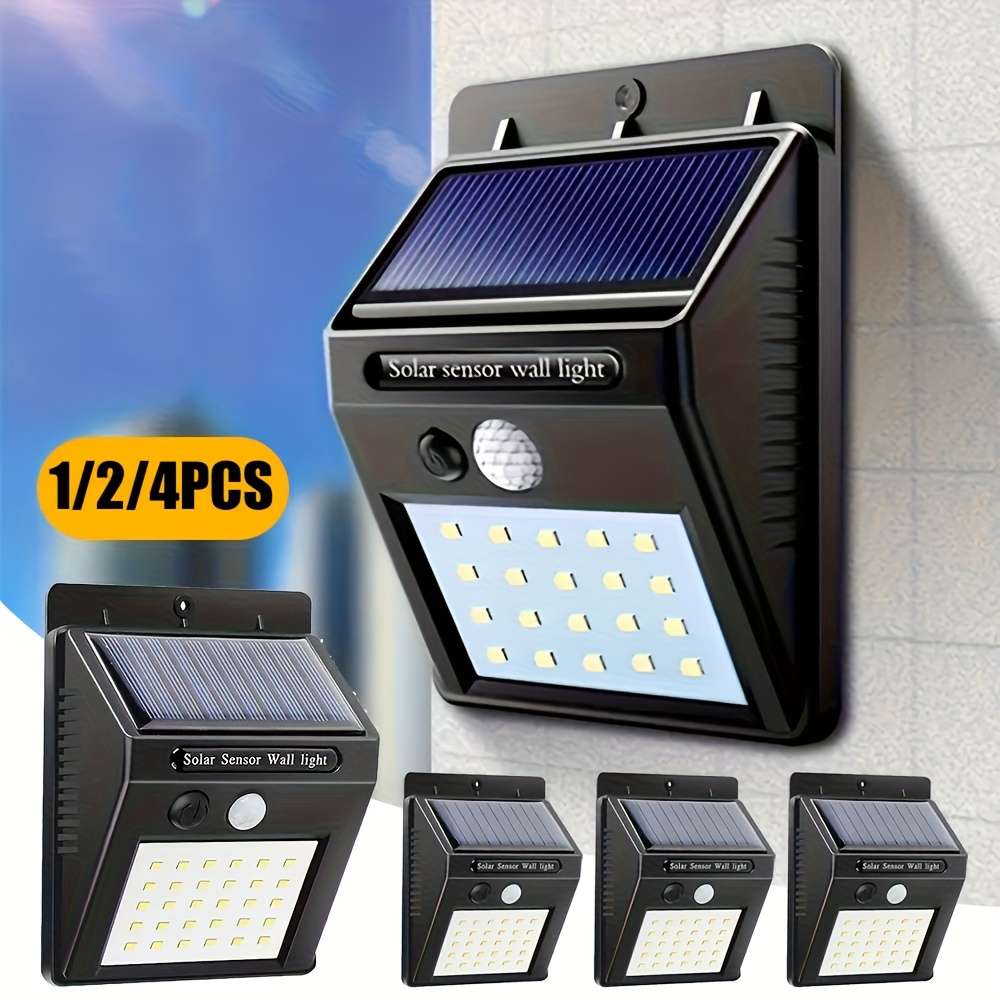Solar Emergency Lights Quantity 2Pcs