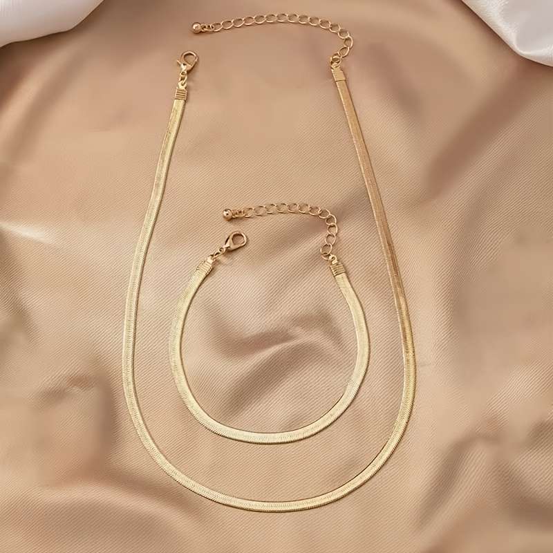 2Pcs Plated Elegant Women Sexy Flat Silver