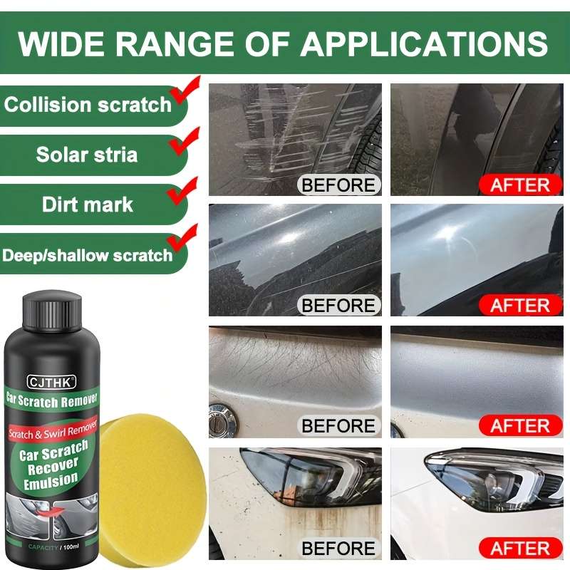 Car Scratch Repair Tool Capacity 60Ml With Sponge