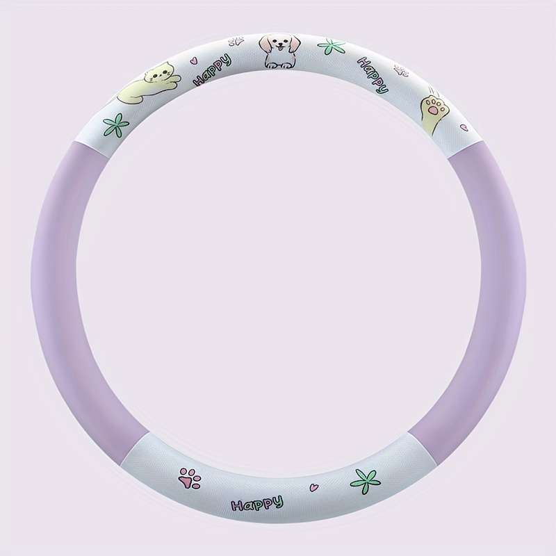 Car Steering Wheel Cover Purple