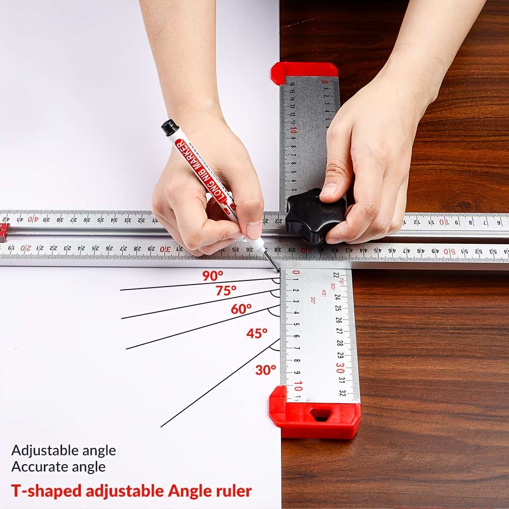 Aluminum Alloy Degree Square Red