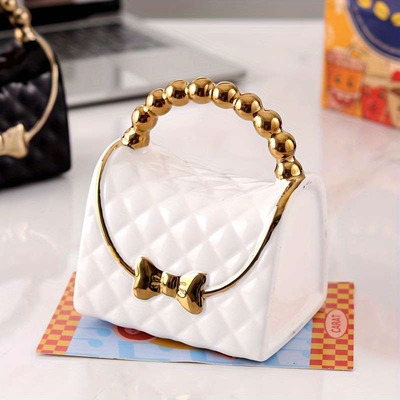Water Cup Model Ceramic Bag Cup Black