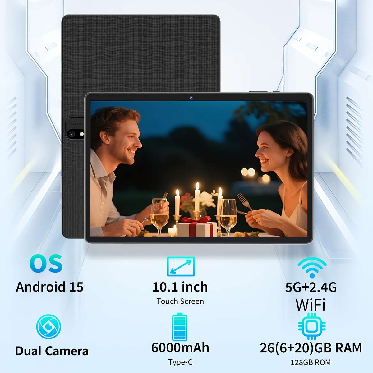 Ergonomic Android Tablet With Widevine For Online Learning Smooth Touch Control
