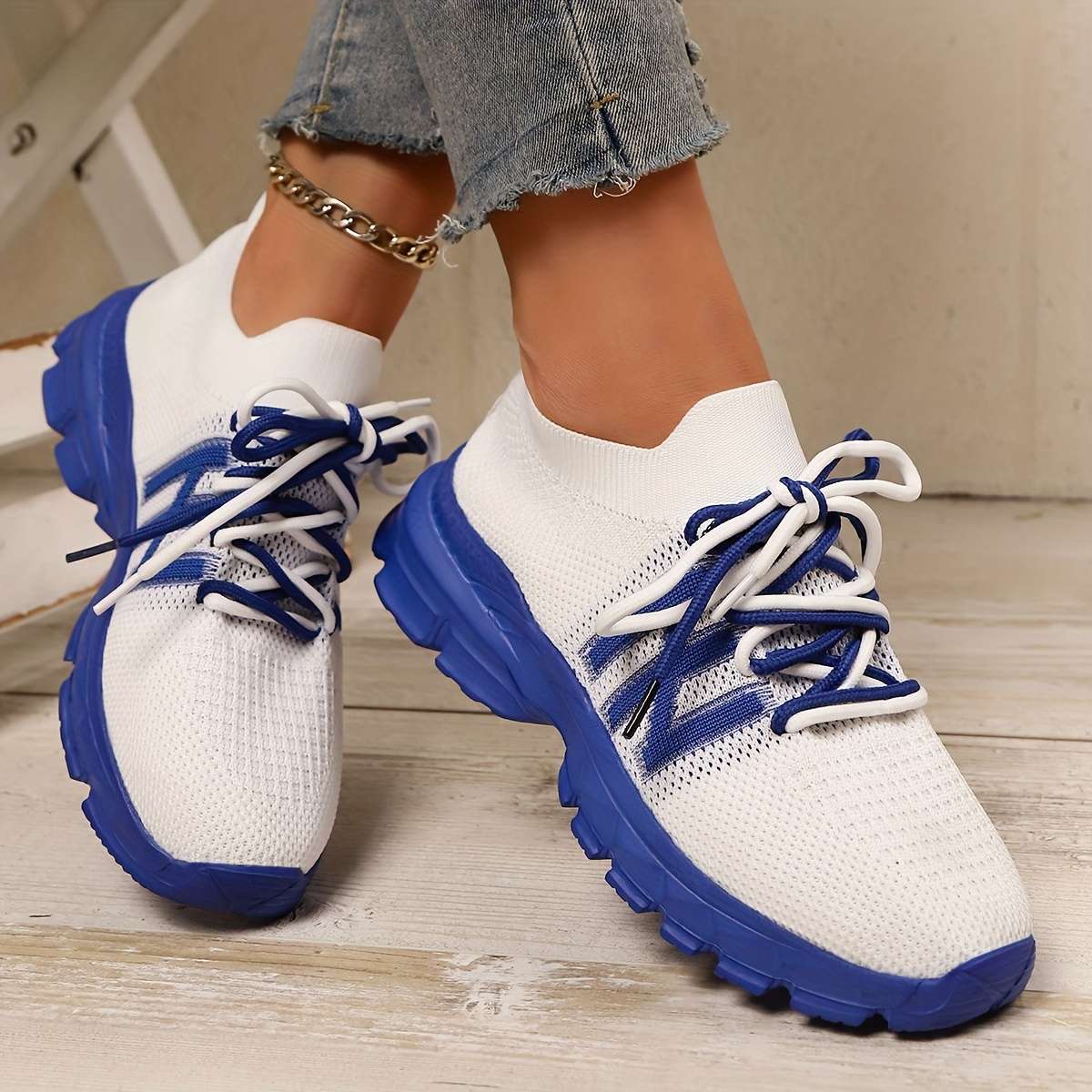 Women S Sneakers Color White Sizeuk 8
