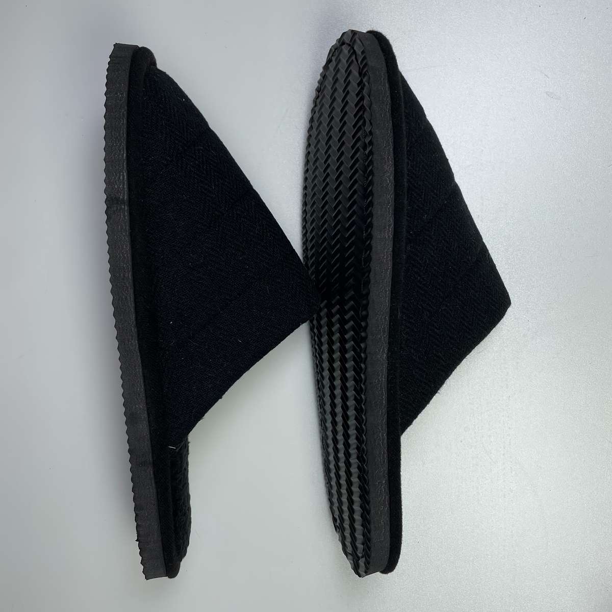 Cotton Slippers Color Black Sizeuk 7.5-8