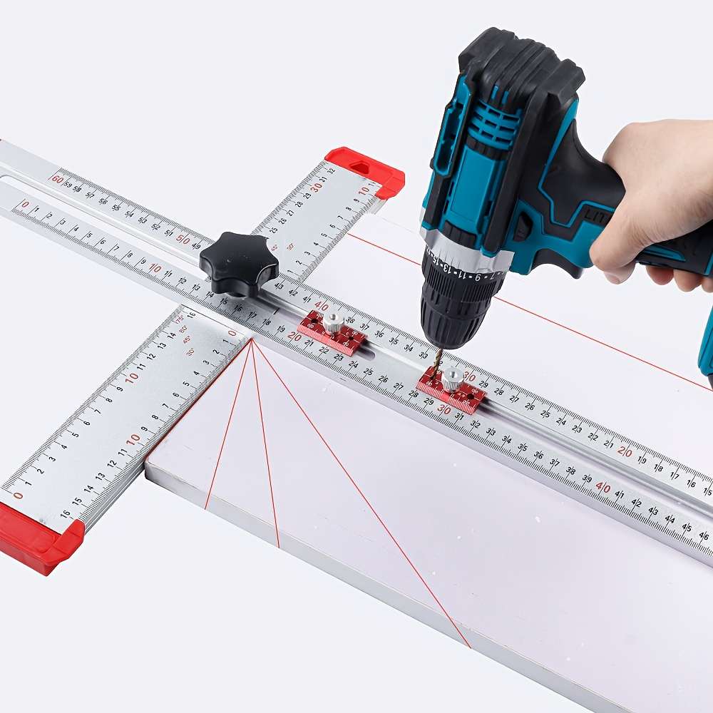 Aluminum Alloy Degree Square Red