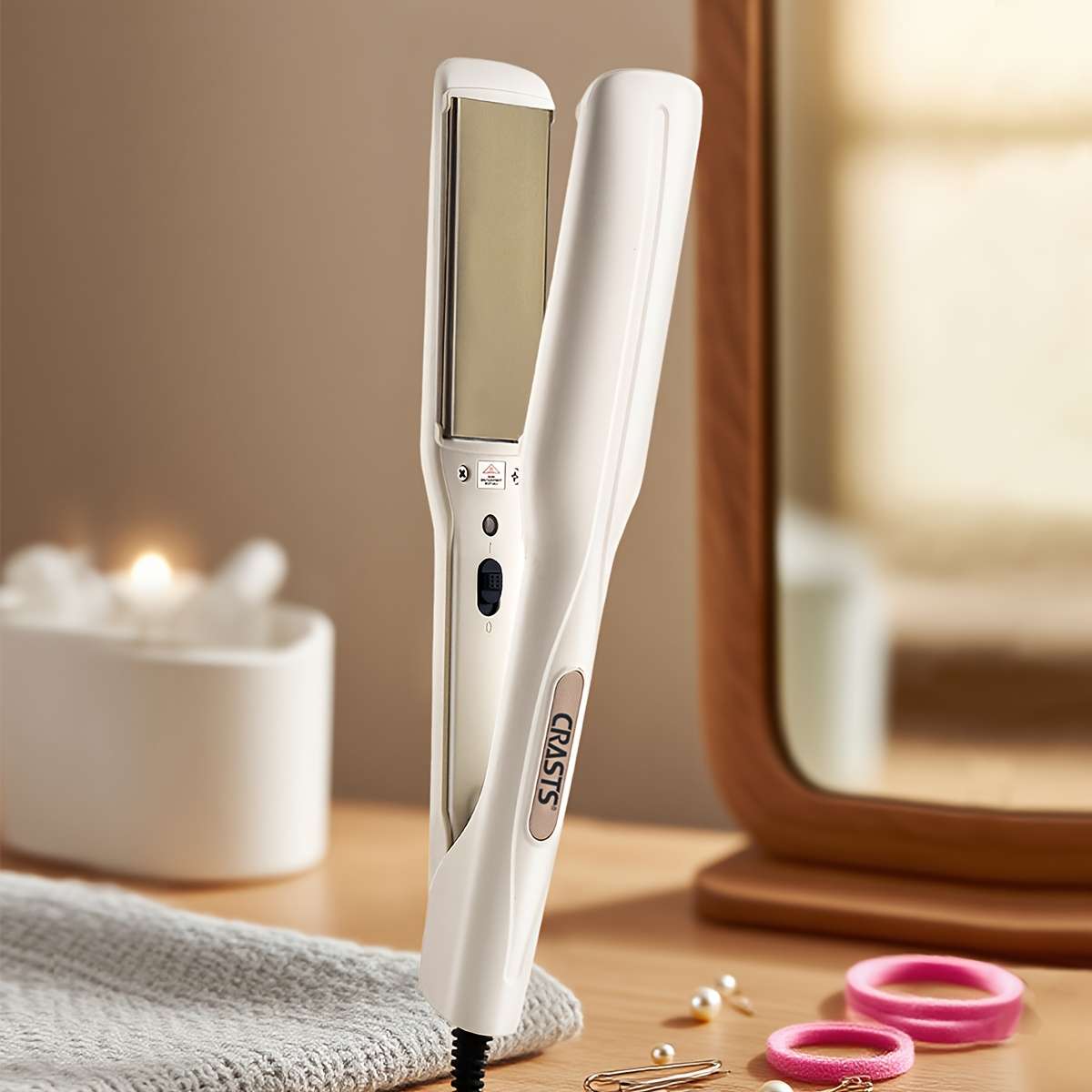 Curling Iron Color White