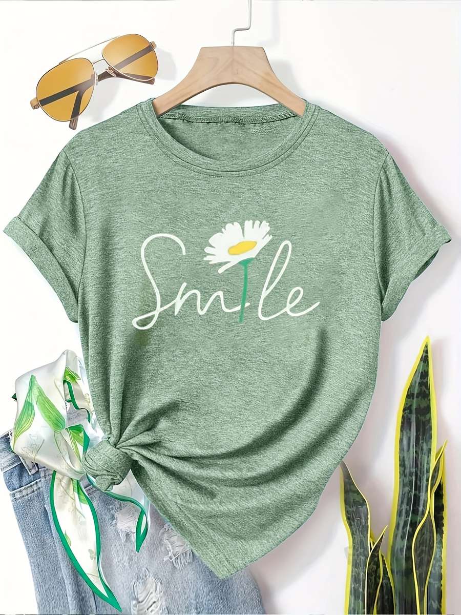 Womens T Shirt Color Light Green   Pink   Sea Blue Size4Xl
