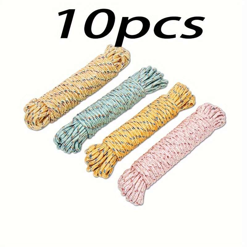12pcs Durable 10 Heavy Duty Nylon Rope Multipurpose Outdoor Tent Dog Lea 5pcs