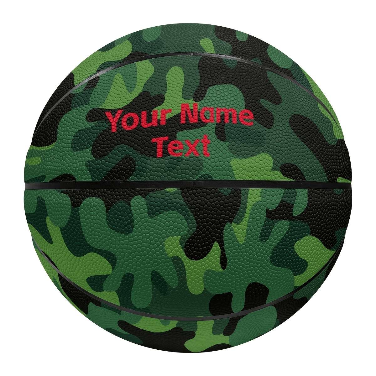 Basketball Color Green Camouflage Size7