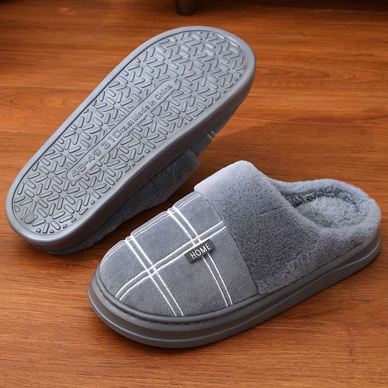 Cotton Slippers Color Black Sizeuk 9.5-10