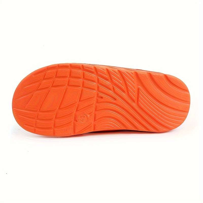 Men Slippers Summer Style Blue Orange Size Uk 7